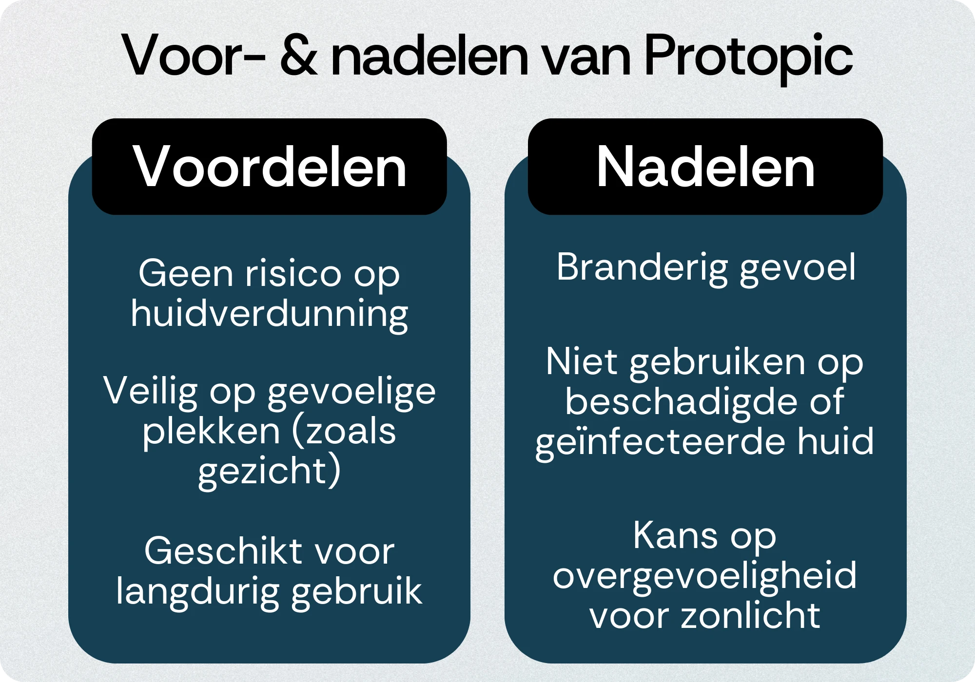 Protopic voordelen nadelen