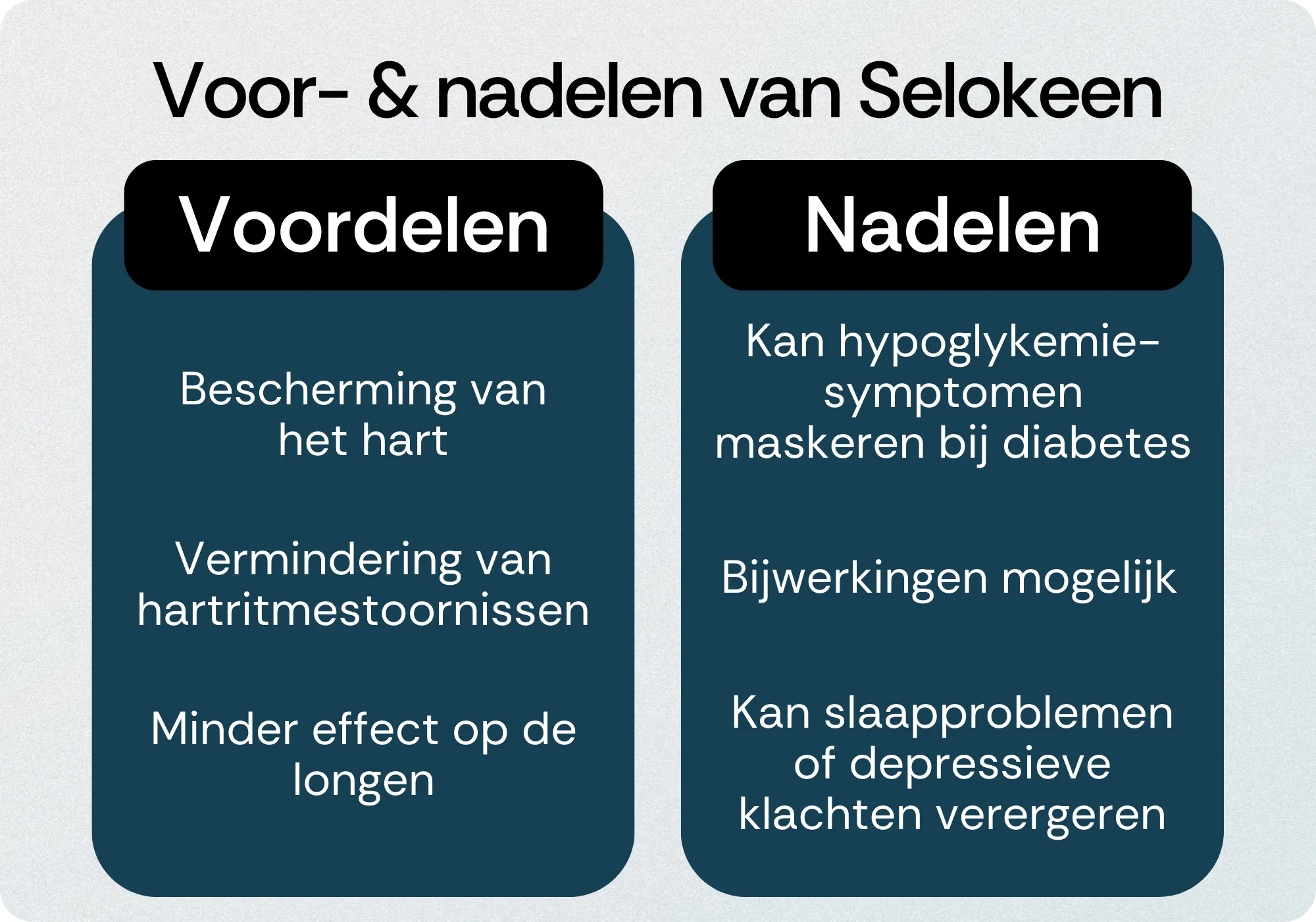Selokeen voordelen nadelen