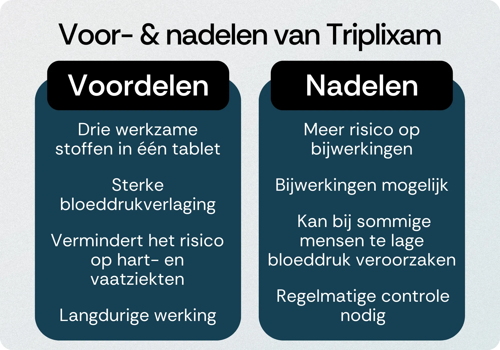 Triplixam voordelen nadelen