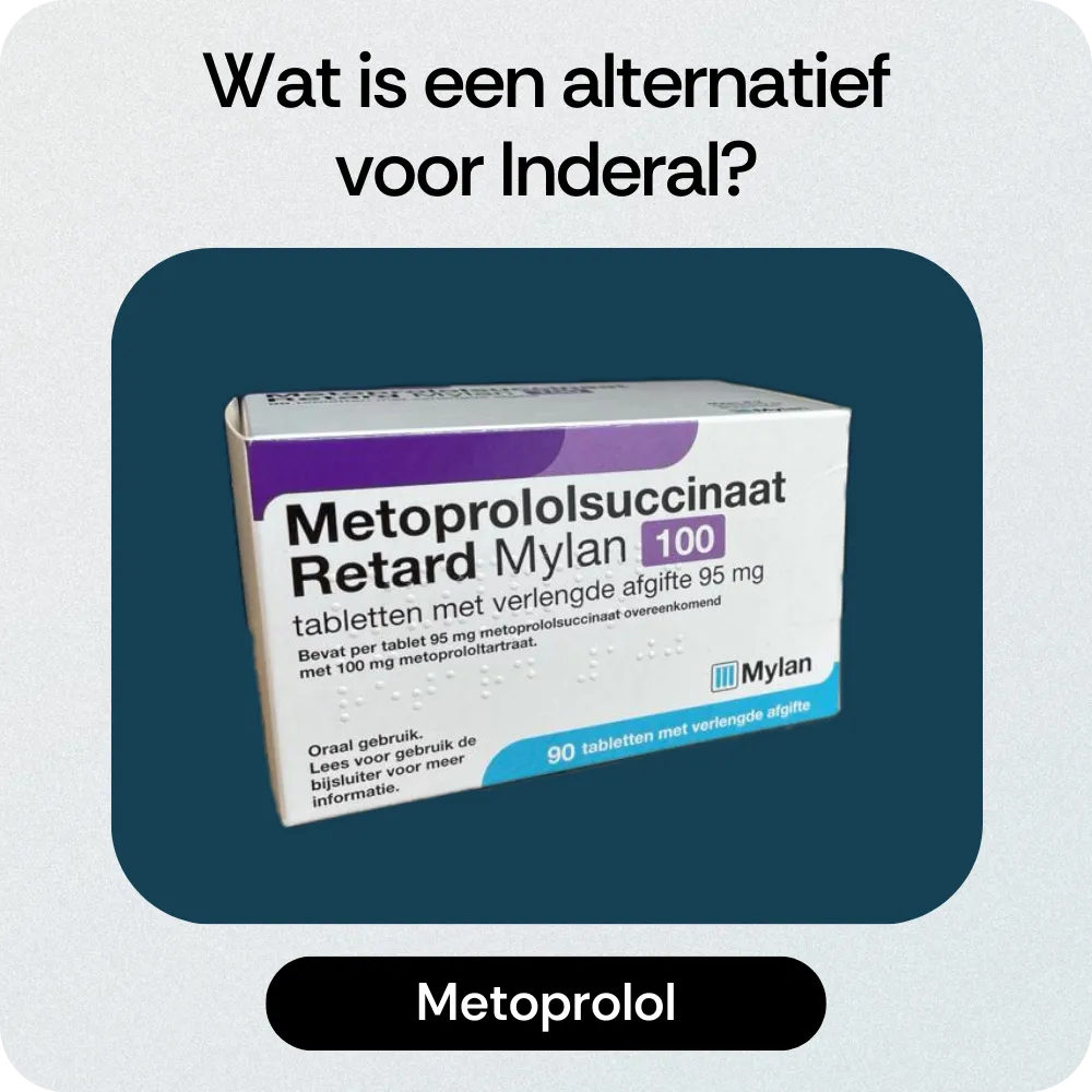 Alternatief Inderal Metoprolol