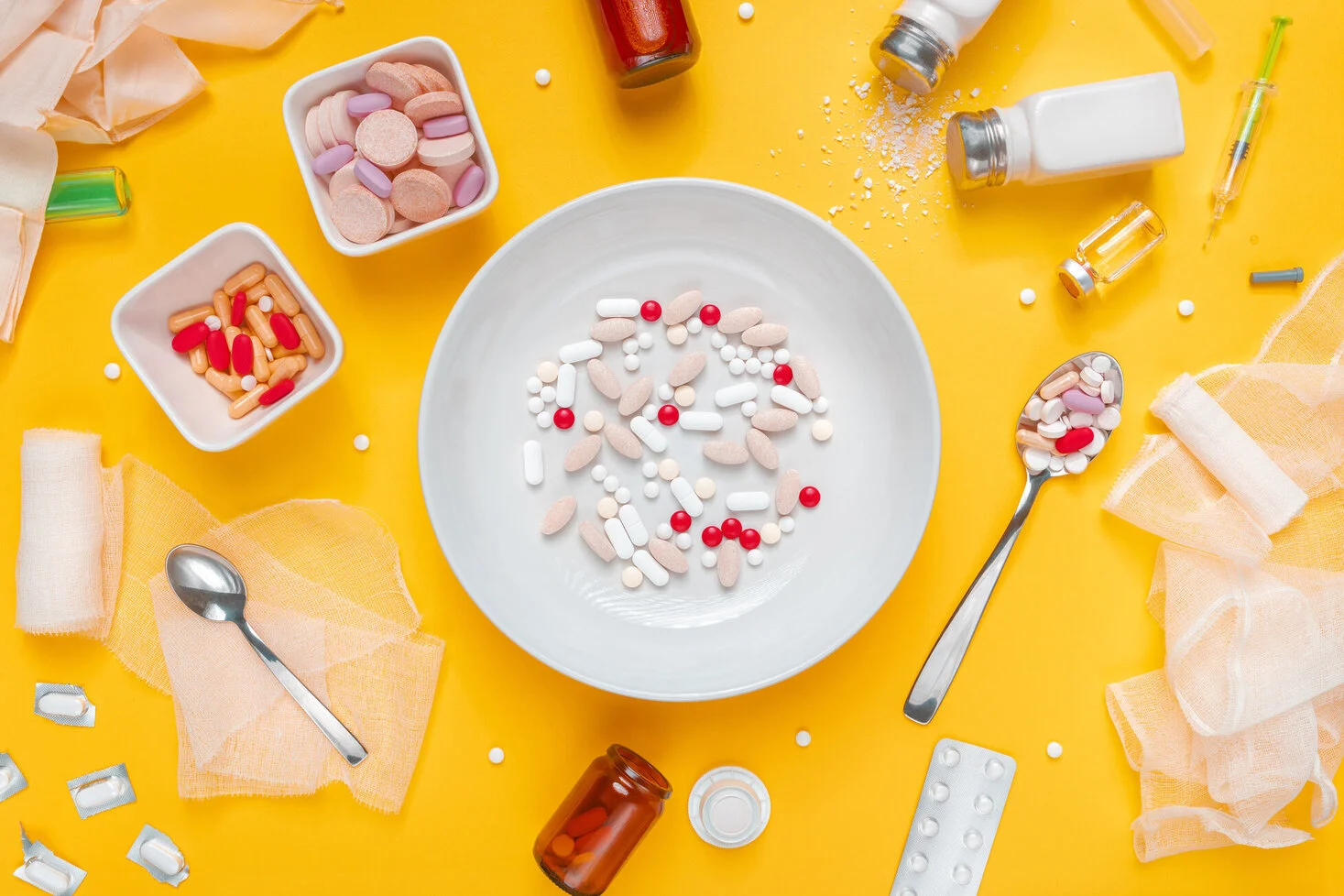 Antibiotica en voeding