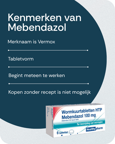 Kenmerken van Mebendazol