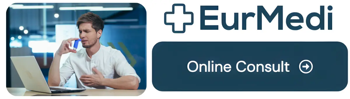 Online consult astma