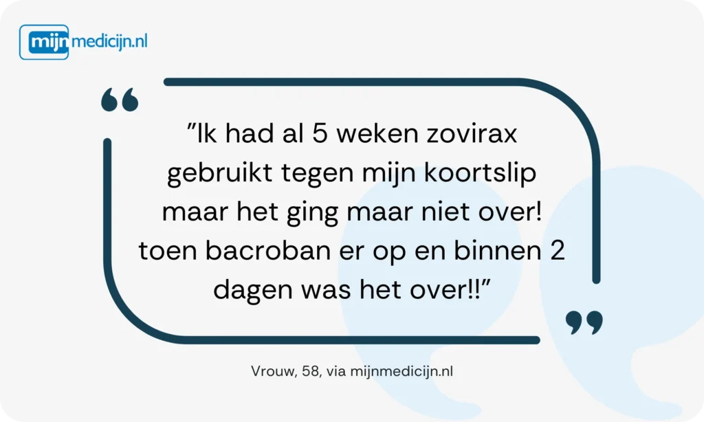 Bactroban ervaring