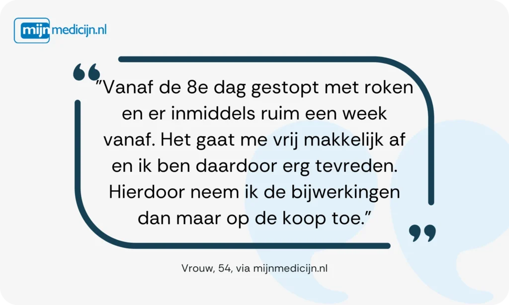 Bupropion ervaring