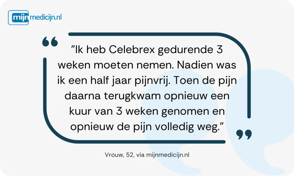 Celebrex ervaring