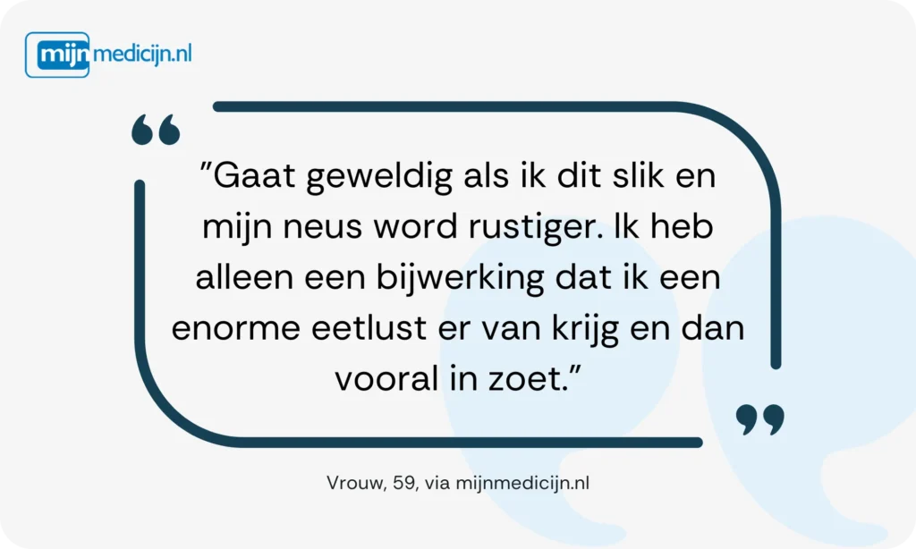 Cetirizine ervaring