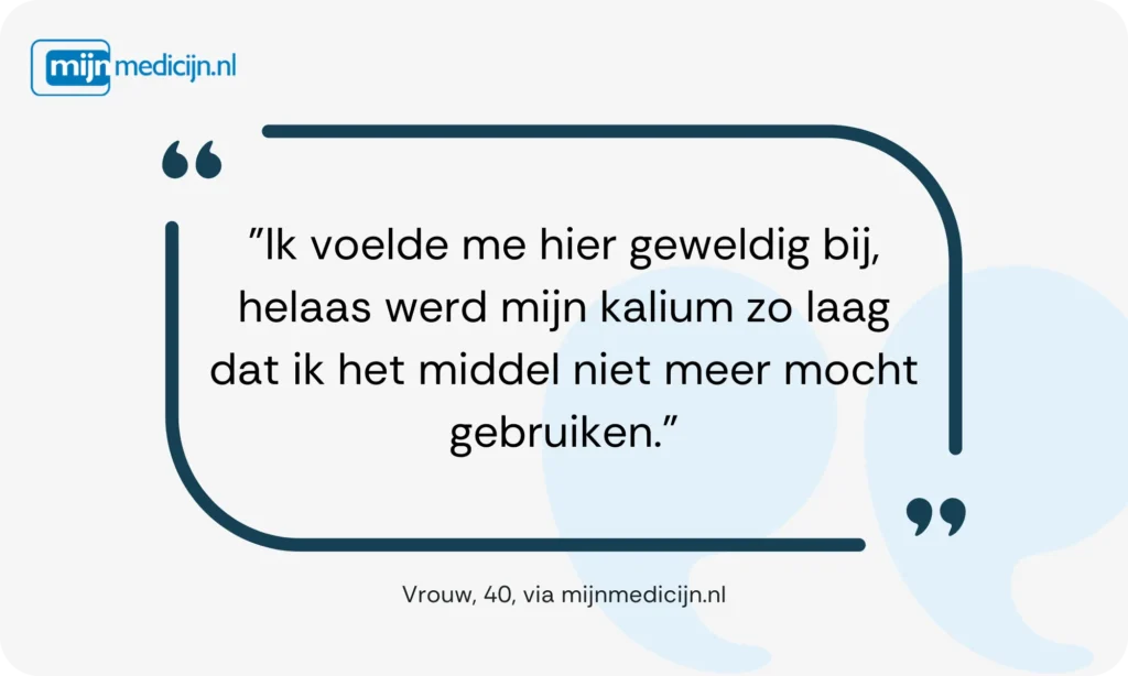 Chloortalidon ervaring