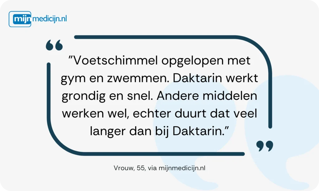 Daktarin ervaring