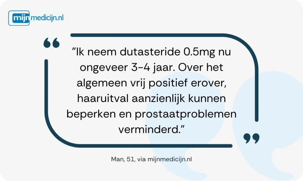 Dutasteride ervaring