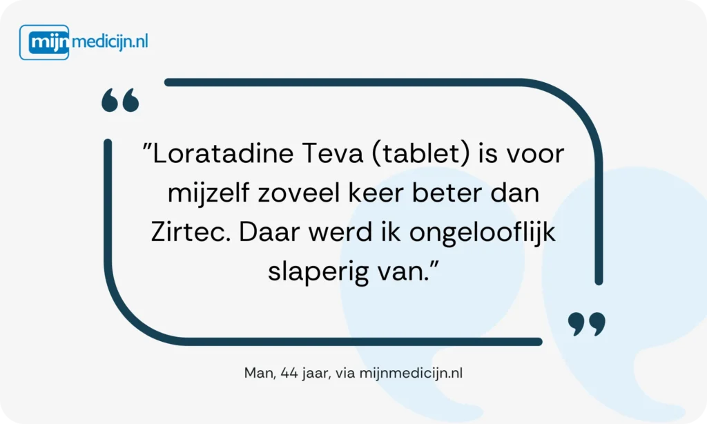 Ervaring Loratadine