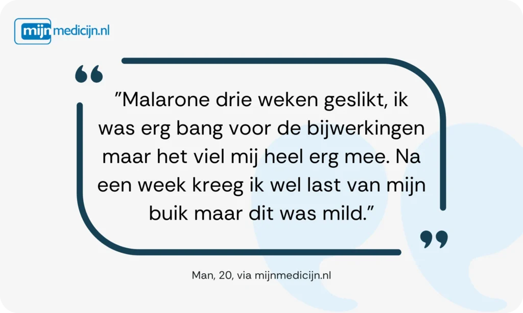 Ervaring Malarone