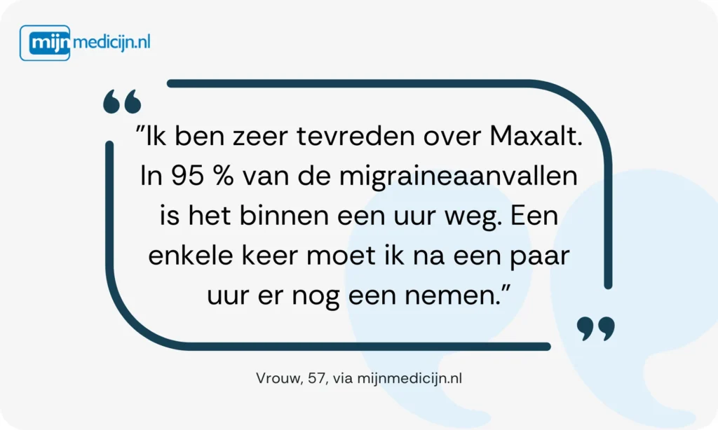 Ervaring Maxalt