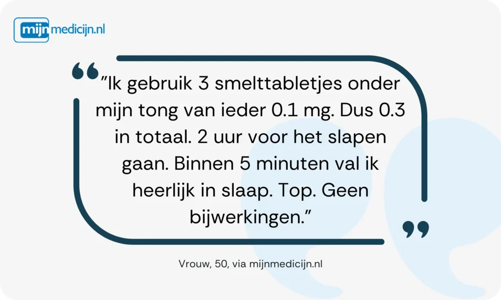 Ervaring Melatonine