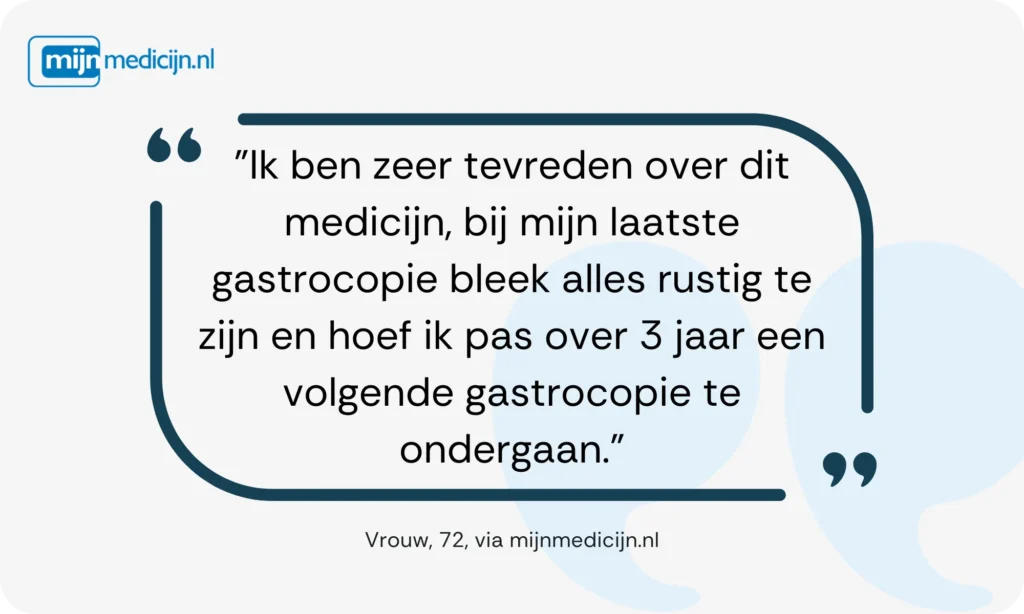 Esomeprazol ervaring