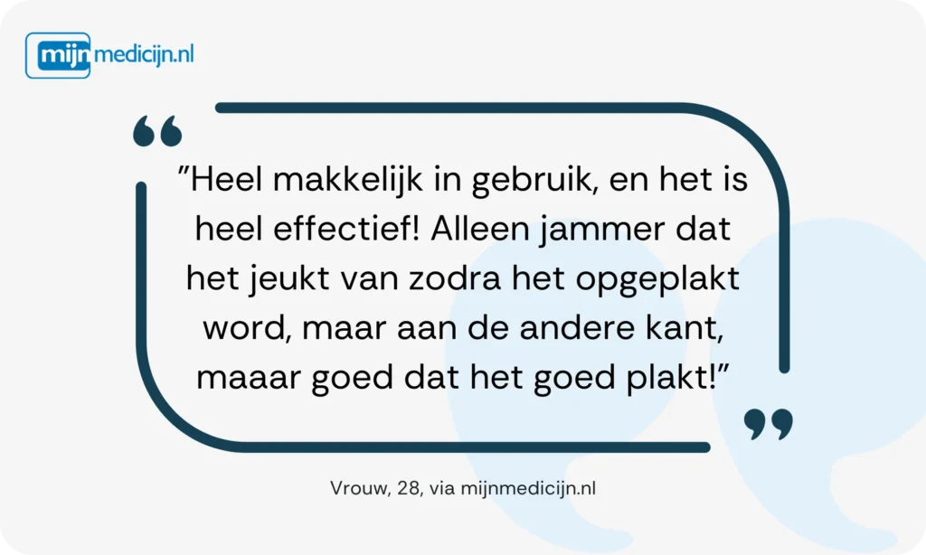 Evra pleister ervaring