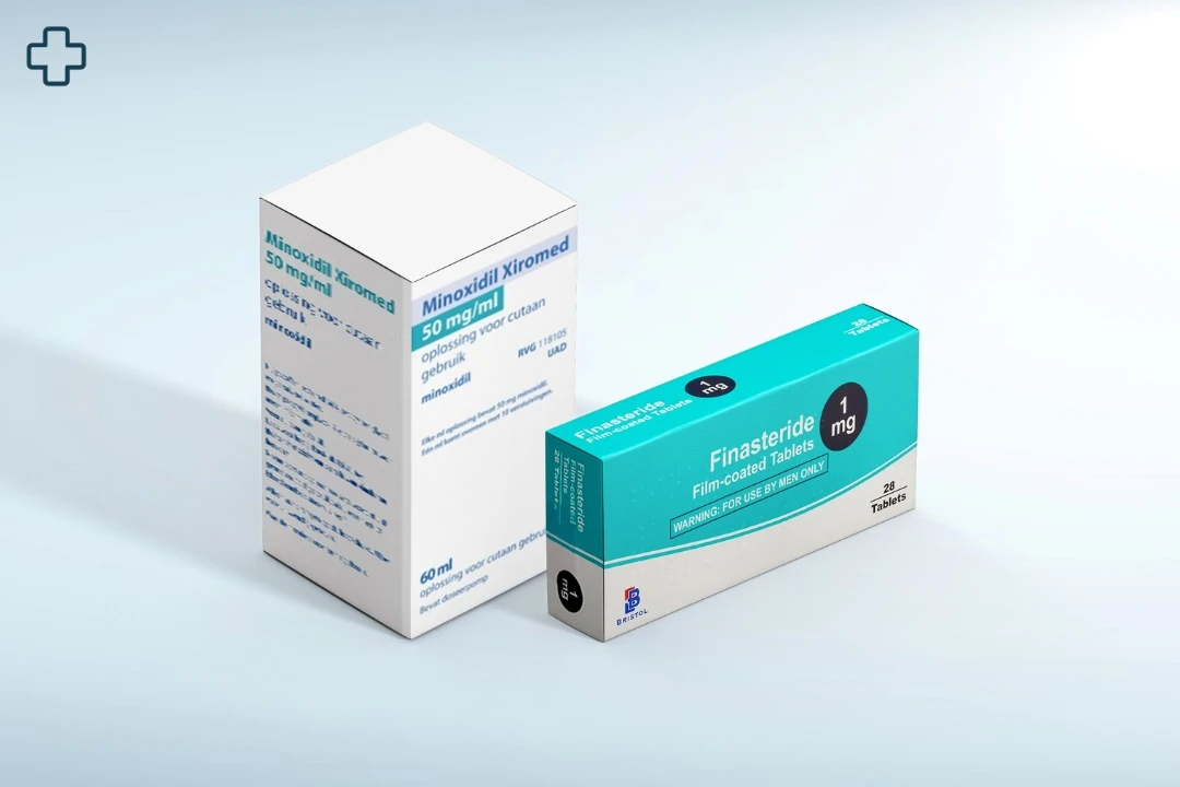 Finasteride 1 mg + Minoxidil 50 mg:ml