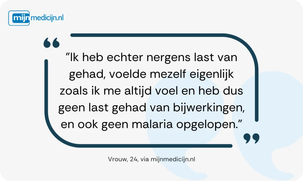 Lariam ervaring