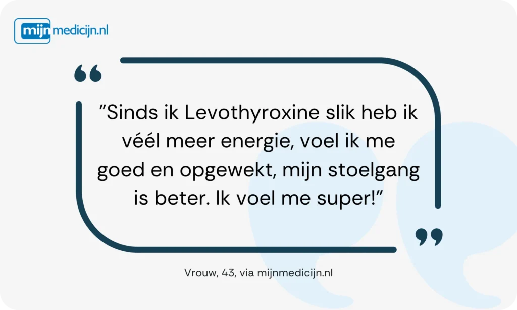 Levothyroxine ervaring
