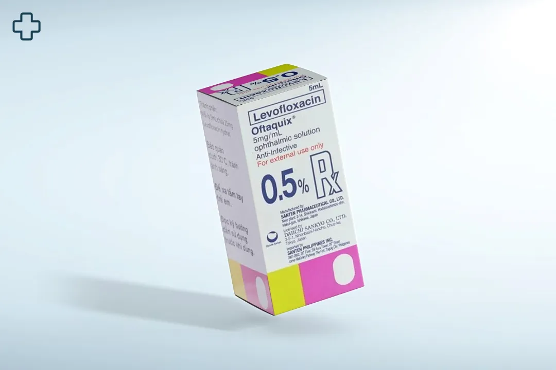 Oftaquix oogdruppels verpakking