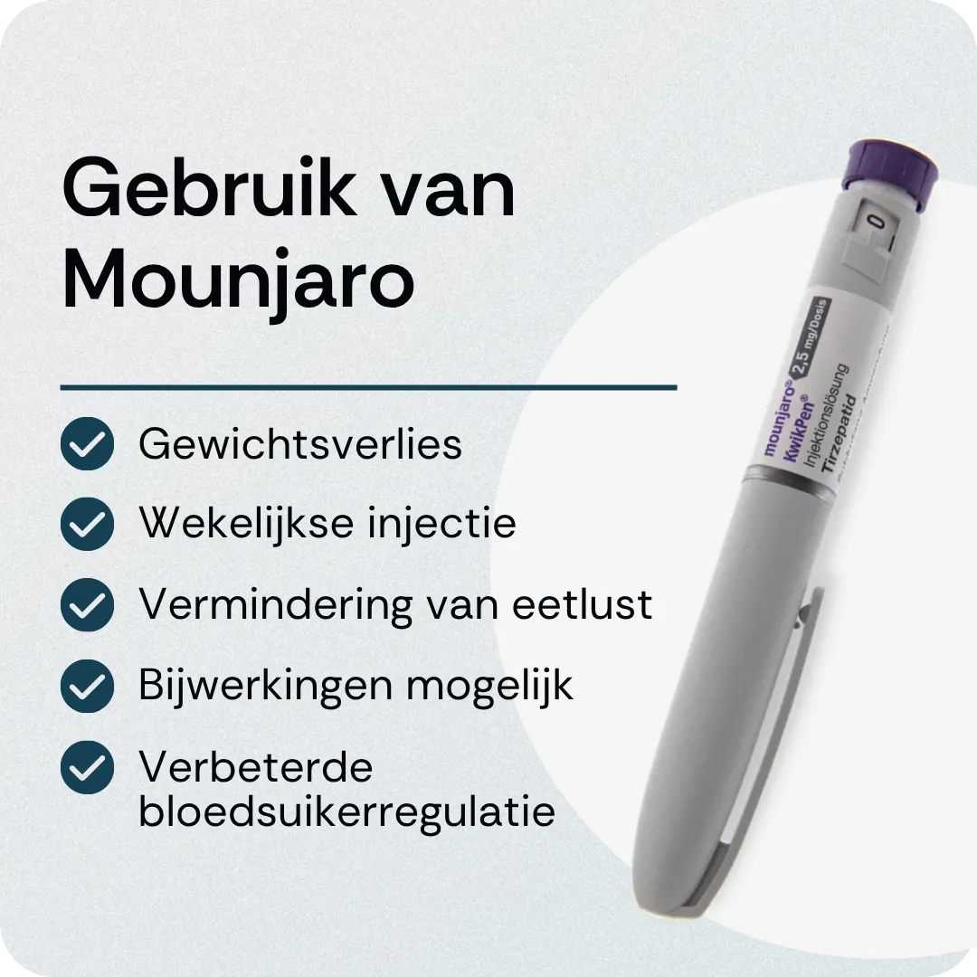 Gebruik van Mounjaro