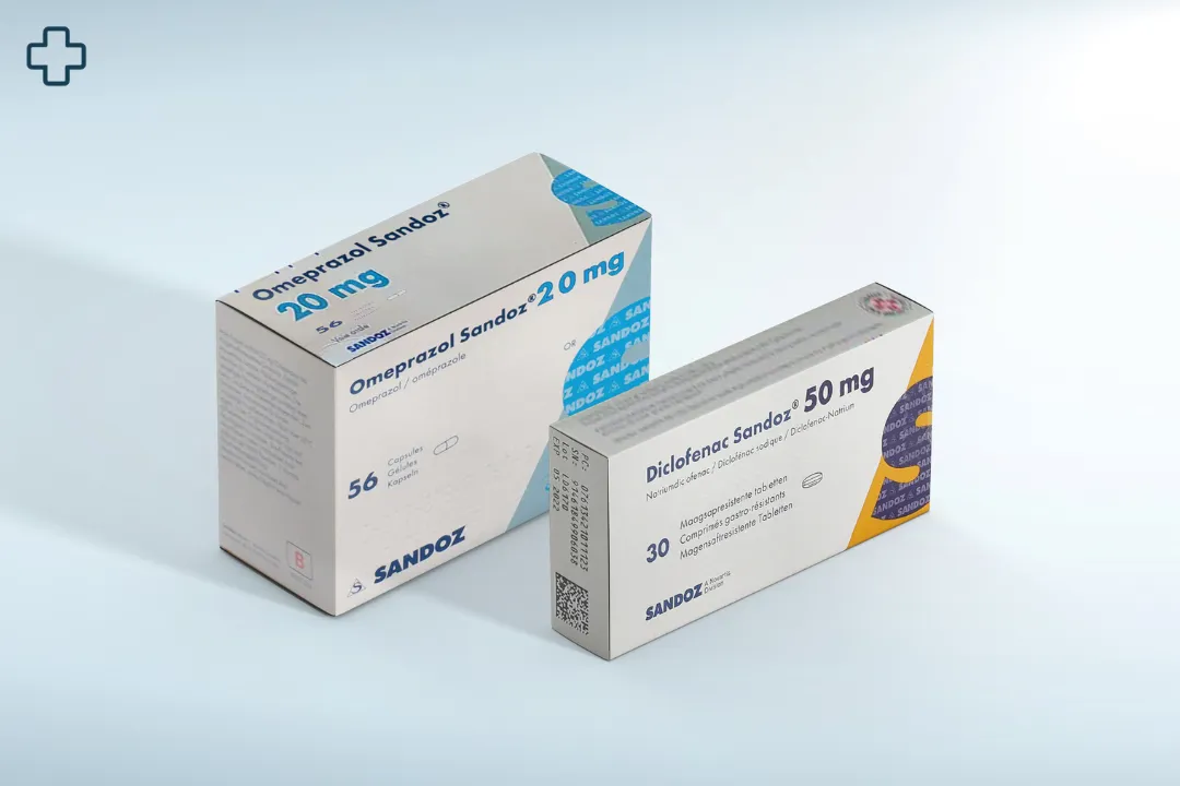 Diclofenac + Omeprazol